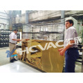Stainless Steel Sheet Pipe PVD Titanium Color Coating Machine, Tin Gold Vacuum Coating Equipment